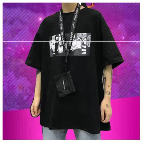 夏季韩国短袖男女情侣INS火影晓组织人物印花衣服动漫学生宽松t恤在类目 女装/女士精品, T恤中 - 来自Buy2taobao.com提供专业的淘宝代购服务