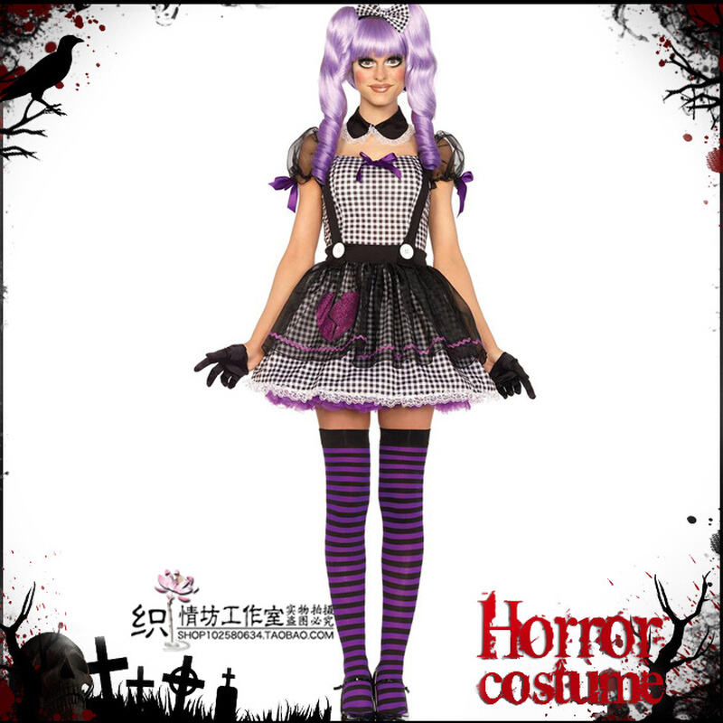 2018万圣节小丑鬼衣恐怖僵尸丧尸服装 鬼新娘死神贞子衣服cos服?属于什么档次？