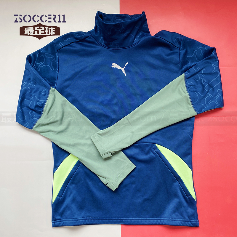 彪马加绒套头训练长袖