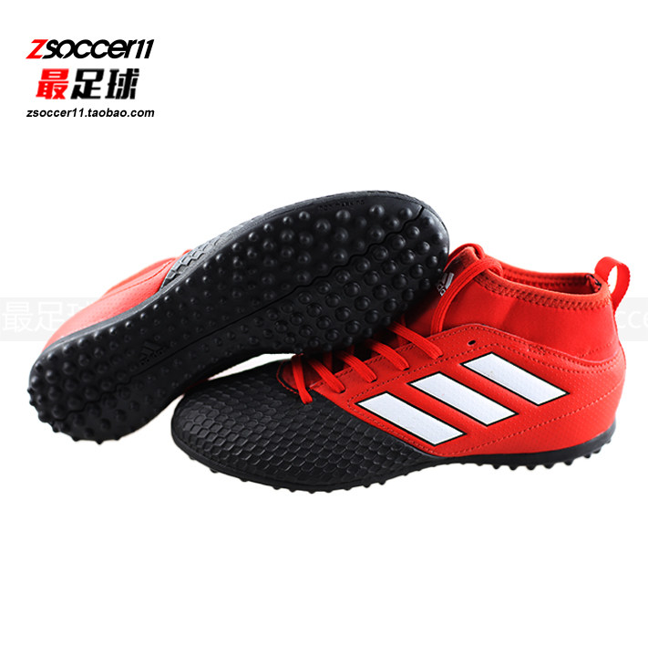 zsoccer11足球adidas阿迪达斯ACE 17.3TF碎钉儿童足球鞋BA9225