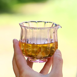小号玻璃公道杯耐热分茶器茶海家用小容量日式公杯匀茶杯茶盅茶道