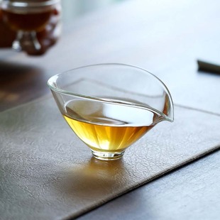 小号玻璃公道杯透明小清新简约茶具茶杯分茶器小容量公杯茶海茶盅