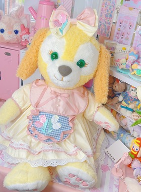 南风格子手作23英寸M号可琦安着替原创黄油郁金香裙子玩偶衣服
