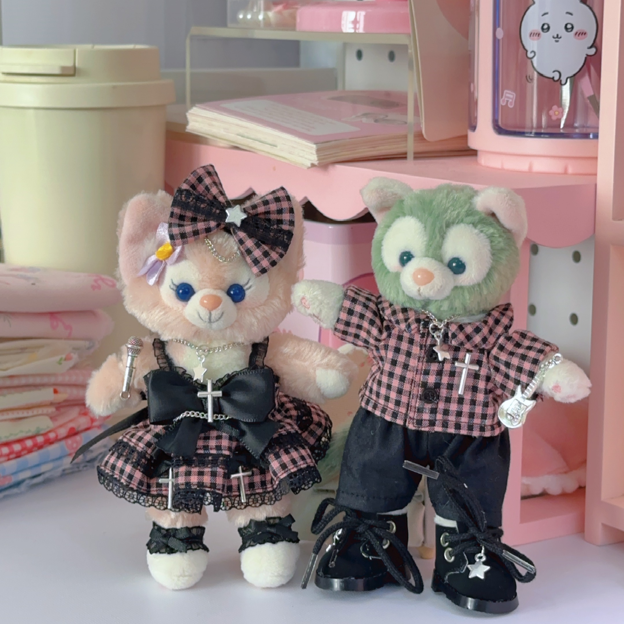 南风格子手作原创玲娜贝儿娃衣