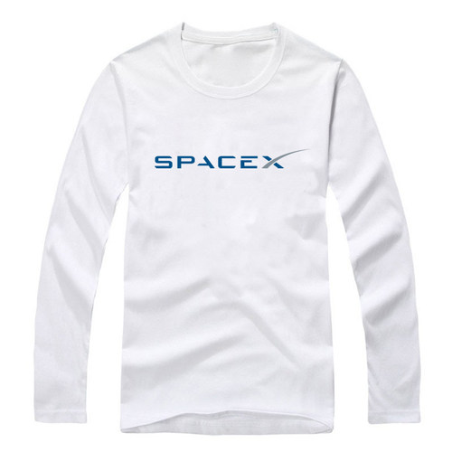 秋装马斯克同款太空探索SpaceX长袖T恤starship猎鹰9号龙飞船衣服