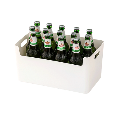 啤酒收纳箱车载后备箱饮料瓶装水矿泉水收纳盒塑料手提酒瓶零食框