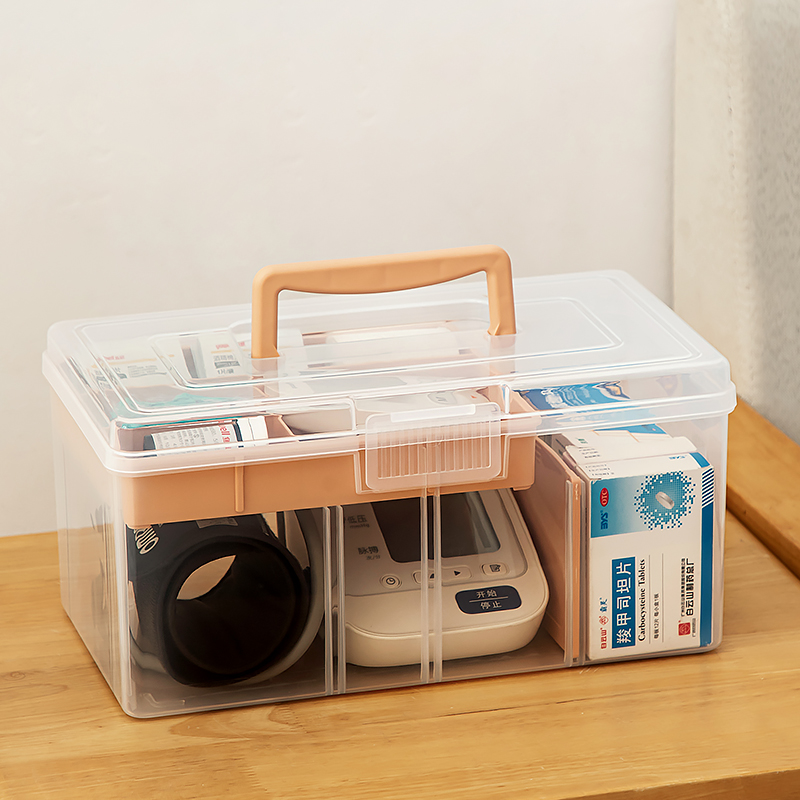 医用胰岛素笔血糖仪收纳盒试纸测试护理箱便携塑料测血糖仪器盒子