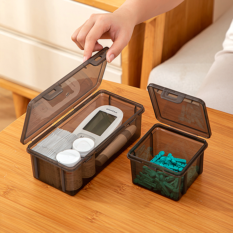 血糖仪收纳盒避光药盒测试手环药物药品药剂试纸胰岛素仪器整理盒