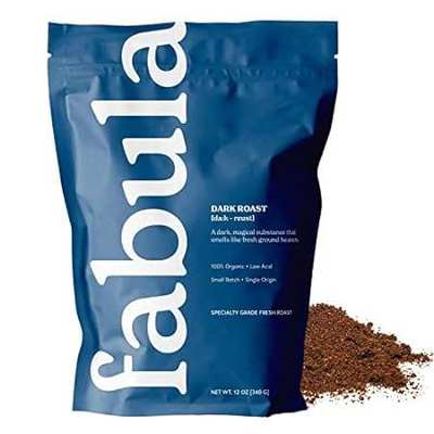 Fabula Coffee Dark Roast Freshly Grounded - Organic - Low