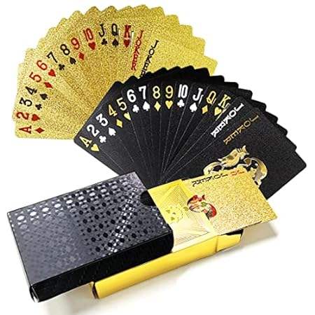 2 Decks Waterproof Playing Cards Poker Cards Plastic Play