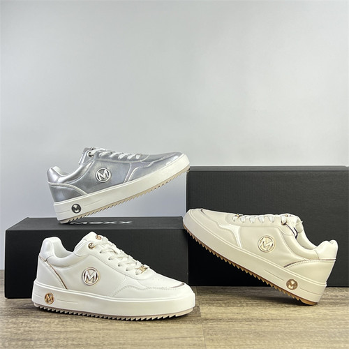 出荷兰单百搭运动鞋女鞋革面拼接复古休闲鞋厚底舒适时尚低帮板鞋