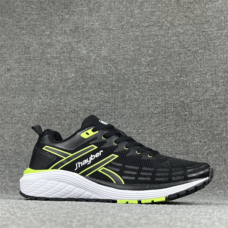 厚底减震跑步鞋男鞋网面透气休闲