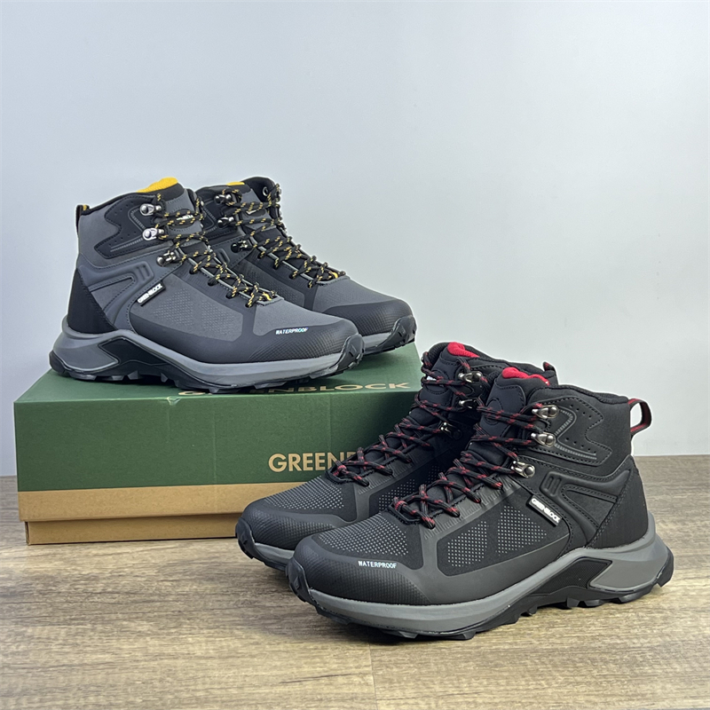 男士软壳全防水户外鞋防滑耐磨高帮越野旅游徒步登山鞋缓震轻便男
