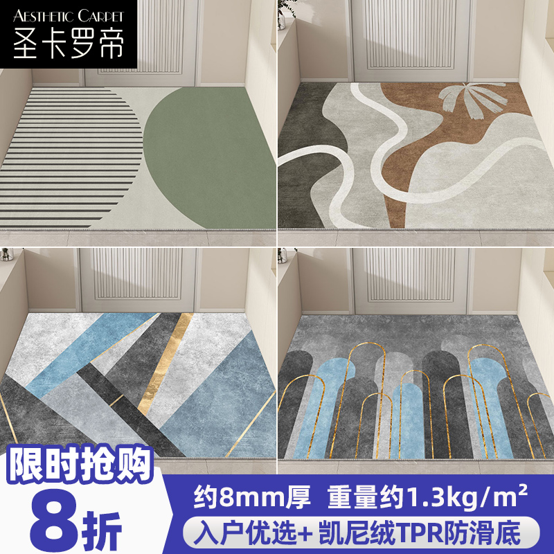 圣卡罗帝入户门轻奢玄关门口垫子
