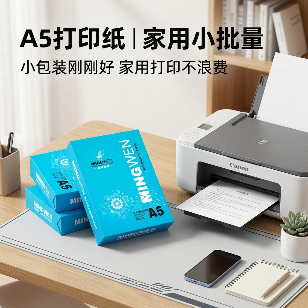 明闻A5打印纸家用小批量不浪费图片