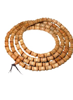 崖柏竹节 108颗红木佛珠手串手链念珠文玩男女礼物中国风百搭