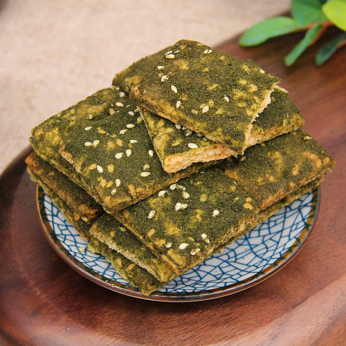 老香斋苔条饼干手工上海特产零食