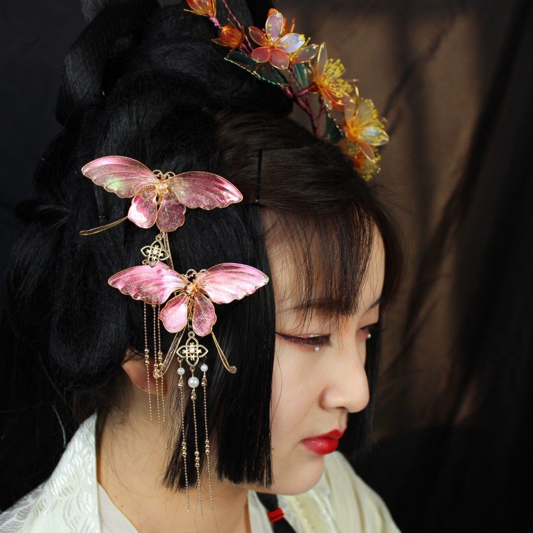 【典滢】 原创设计古风汉服旗袍配饰 造花液发钗花簪清风女公子,饰品/流行首饰/时尚饰品新,发饰,淘宝优惠券,粉丝福利购,淘宝优惠卷