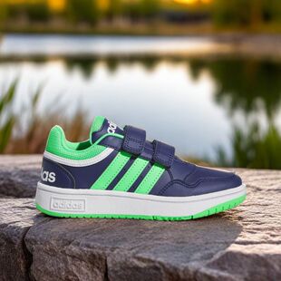 Adidas阿迪达斯HOOPS 3.0 CF C儿童低帮舒适耐磨休闲板鞋IG6107