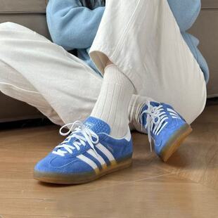 Adidas阿迪达斯GAZELLE INDOOR W男女低帮舒适耐磨休闲板鞋HQ8717