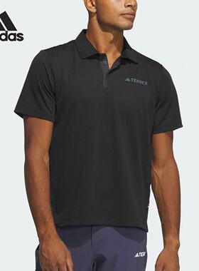 Adidas阿迪达斯BASIC POLO男子夏季透气运动休闲短袖polo衫IS0300