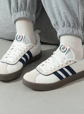 Adidas阿迪达斯VL COURT 3.0男女同款低帮耐磨透气休闲板鞋JI4566