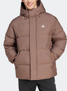 Adidas阿迪达斯PUFFY DOWN JKT男子冬季保暖运动休闲羽绒服JM9127