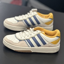 Adidas阿迪达斯COURTIC三叶草男女款防滑耐磨休闲运动板鞋 ID6069