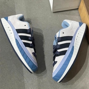 Adidas阿迪达斯ADIMATIC低帮舒适耐磨休闲运动鲨鱼面包板鞋IF4466