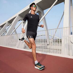 Adidas阿迪达斯ADIZERO E TEE男子透气舒适跑步运动短袖T恤IN1156