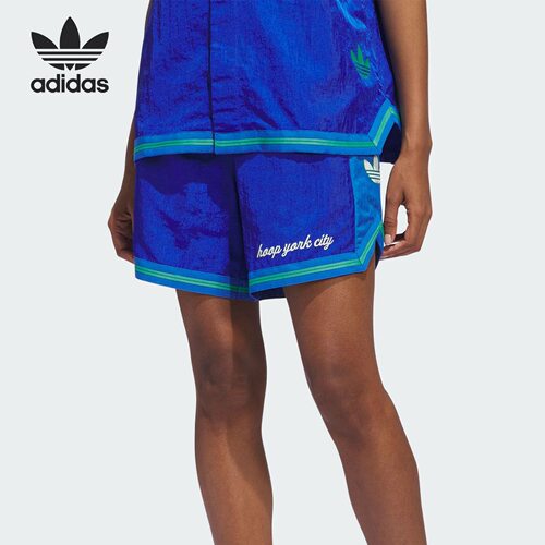 阿迪达斯男女夏季透气运动短裤