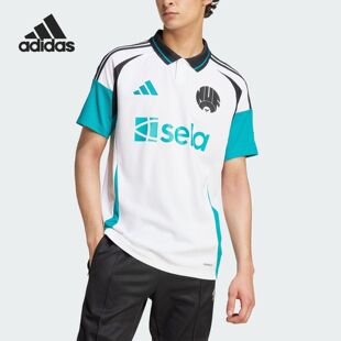 Adidas阿迪达斯NUFC JSY男子透气足球运动休闲短袖 T恤 IW0390