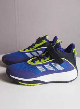 Adidas阿迪达斯OWNTHEGAME 3.0 K大童运动耐磨休闲篮球鞋 JQ3498