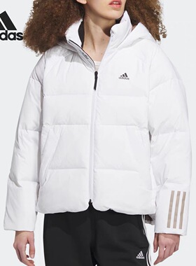 Adidas阿迪达斯W DY HD DOWN J女子连帽保暖运动休闲羽绒服IL8935