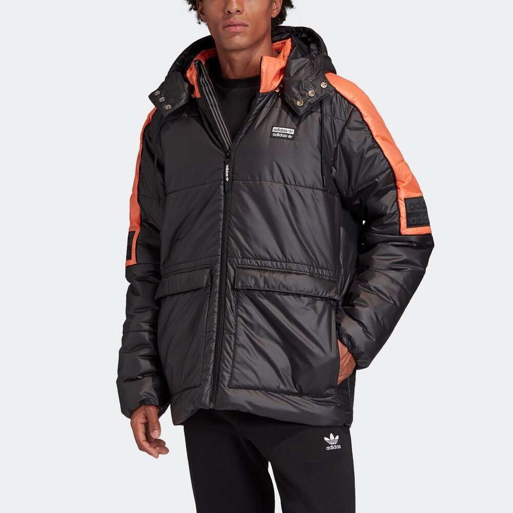 Adidas阿迪达斯R.Y.V.PADDEDJKT男子冬季保暖运动休闲棉服 GC8687