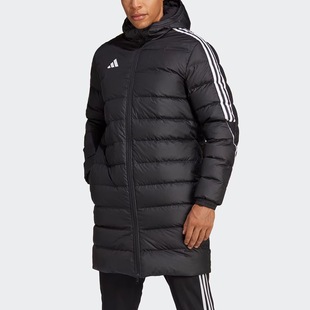 运动连帽羽绒服HS7238 冬季 Adidas阿迪达斯TIRO23L LNGDWN男中长款