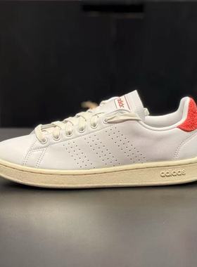 Adidas阿迪达斯ADVANTAGE男子低帮耐磨运动休闲小白鞋板鞋 FY8808