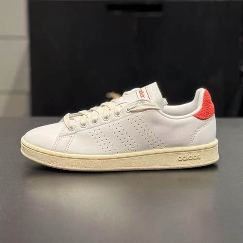 Adidas阿迪达斯ADVANTAGE男子低帮耐磨运动休闲小白鞋板鞋 FY8808