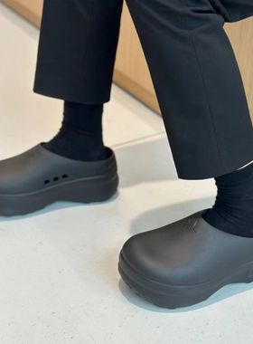 Adidas阿迪达斯ADIFOM STAN MULE W女休闲厚底拖鞋IE4626 IE7052