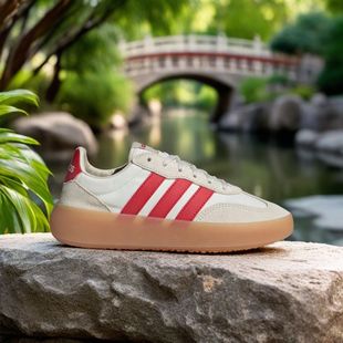 Adidas阿迪达斯BARREDA DECODE大童低帮舒适耐磨休闲板鞋JQ8855