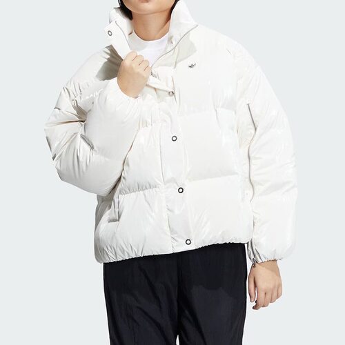 阿迪达斯三叶草女保暖羽绒服