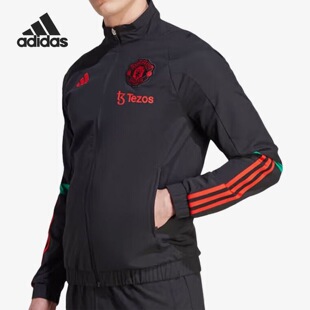 Adidas阿迪达斯MUFC JKT男款 时尚 舒适运动休闲夹克外套IA8486 PRE