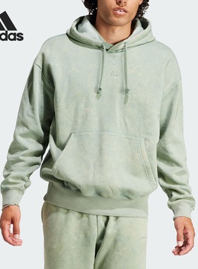 Adidas阿迪达斯M ALL SZN W HDY男子秋冬加绒运动休闲卫衣IK4279