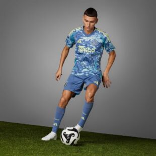 Adidas阿迪达斯AJAX JSY阿贾克斯客场球迷版 短袖 球衣T恤IT6162