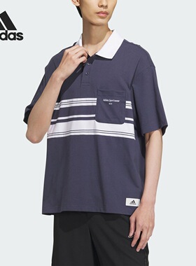 Adidas阿迪达斯SPW SS POLO男子夏季透气运动休闲polo衫 IS4945