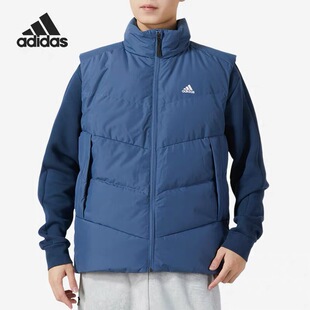 保暖立领休闲运动羽绒马甲IS0370 Adidas阿迪达斯DOWNVEST男子冬季