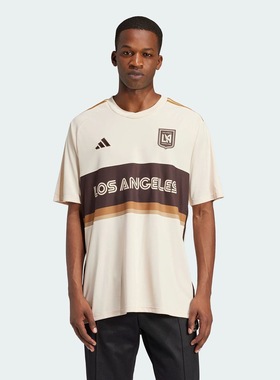 Adidas阿迪达斯LAFC 3 JSY男子足球运动透气舒适短袖T恤 IN4291