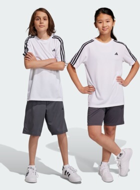 Adidas阿迪达斯U TR-ES 3S TSET儿童夏季运动休闲短袖套装 HS1608