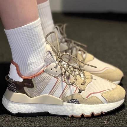Adidas阿迪达斯NITE JOGGER三叶草缓震男女同款运动休闲鞋IE1924