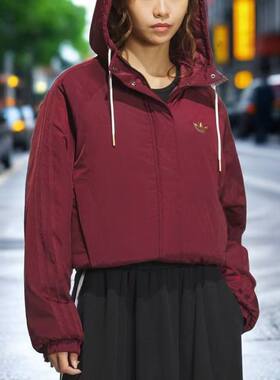 Adidas阿迪达斯女子连帽保暖棉服